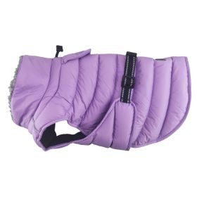 Alpine Extreme Weather Puffer Coat (Color: Soft Plum, size: medium)